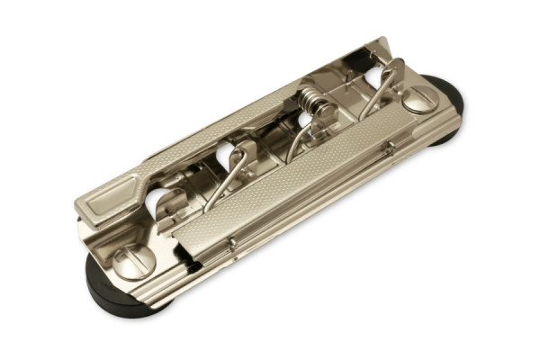 Magnetyczne mechanizmy zaciskowe z dźwignią, szerokość 109 mm, niklowane
