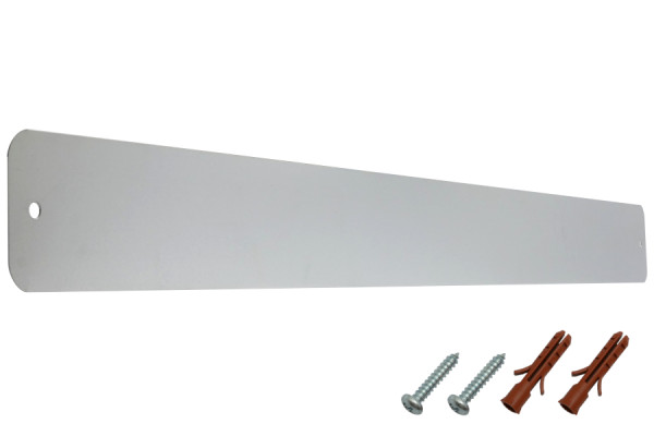 Listwy magnetyczne do przykręcania, „wygląd aluminium” – matowy srebrny
