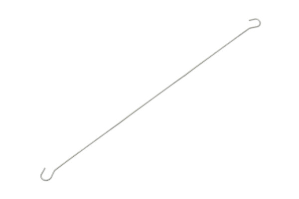 Podwójne haczyki, 600 mm, ocynkowane