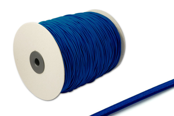 Sznurek gumowy, średnica 2,2 mm, w rolce 500 m, niebieski