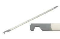 Listwy zawieszane, <BR> szare spiekane końcówki, <BR> otwory co 80 mm