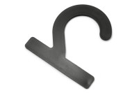 Haczyki do wzorników<BR> z tworzywa sztucznego,<BR> 72 x 72 x 2 mm,<BR> czarne