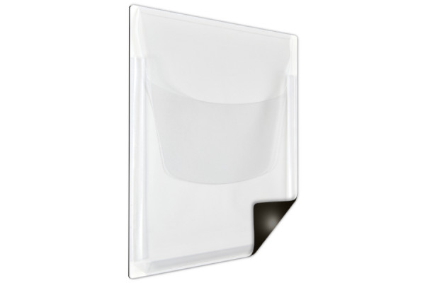 Kieszenie magnetyczne na format DIN A4, z klapką i fałdą rozszerzającą, 235 x 305 mm