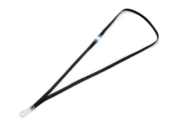 Smycze reklamowe, 450 mm, czarne