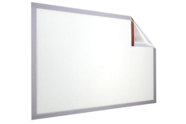 Magnetyczne ramki informacyjne na format DIN A4, 229 x 315 mm, szara