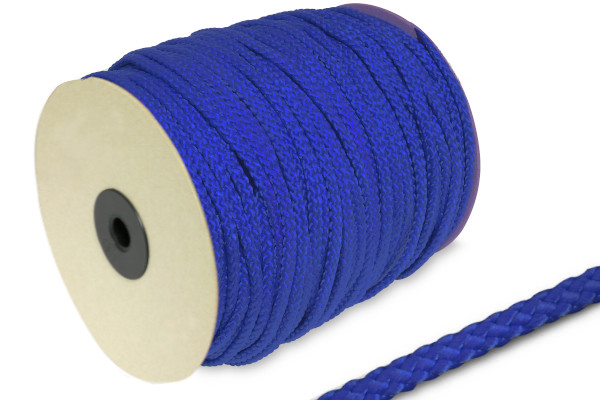Sznurek PP, średnica 5 mm, w rolce 100 m, średni niebieski