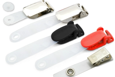 Klipsy do etui na identyfikatory / uchwytów na karty